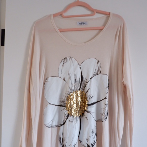 LAUREN MOSHI Foil Skull Flower Shirt - Picture 2 of 7